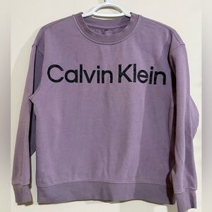 Purple Sweatshirt Calvin Klein